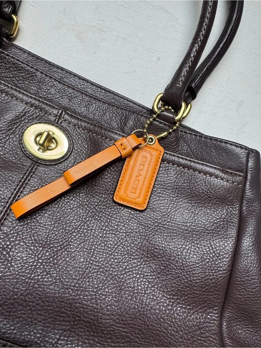 Coach Park Leather Carry-All